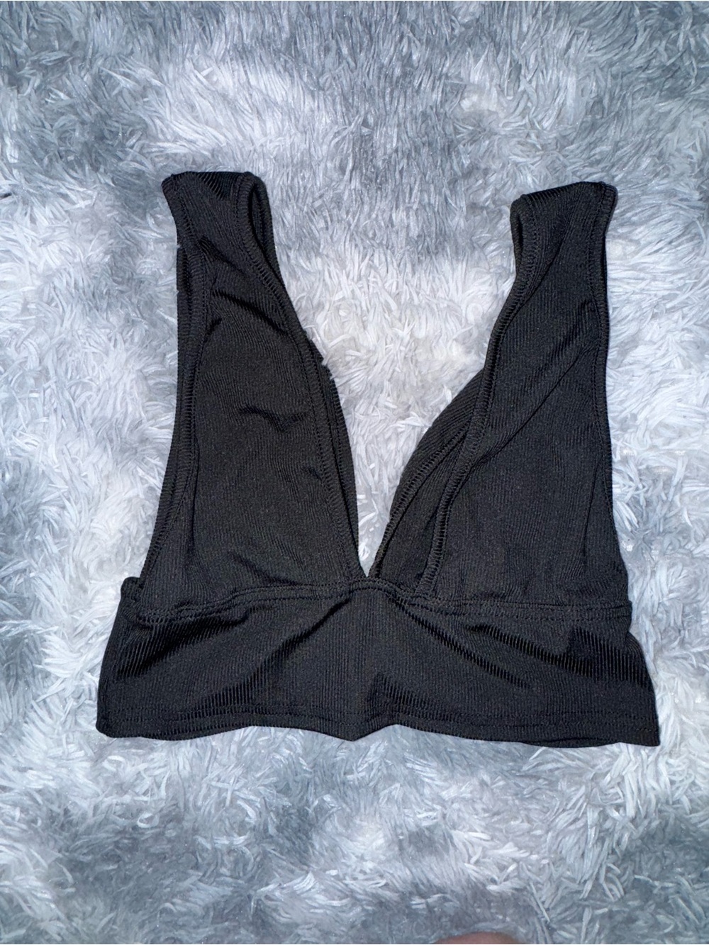 Black crop top